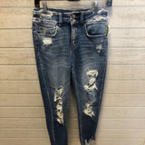 27 Hi-rise ankle skinny