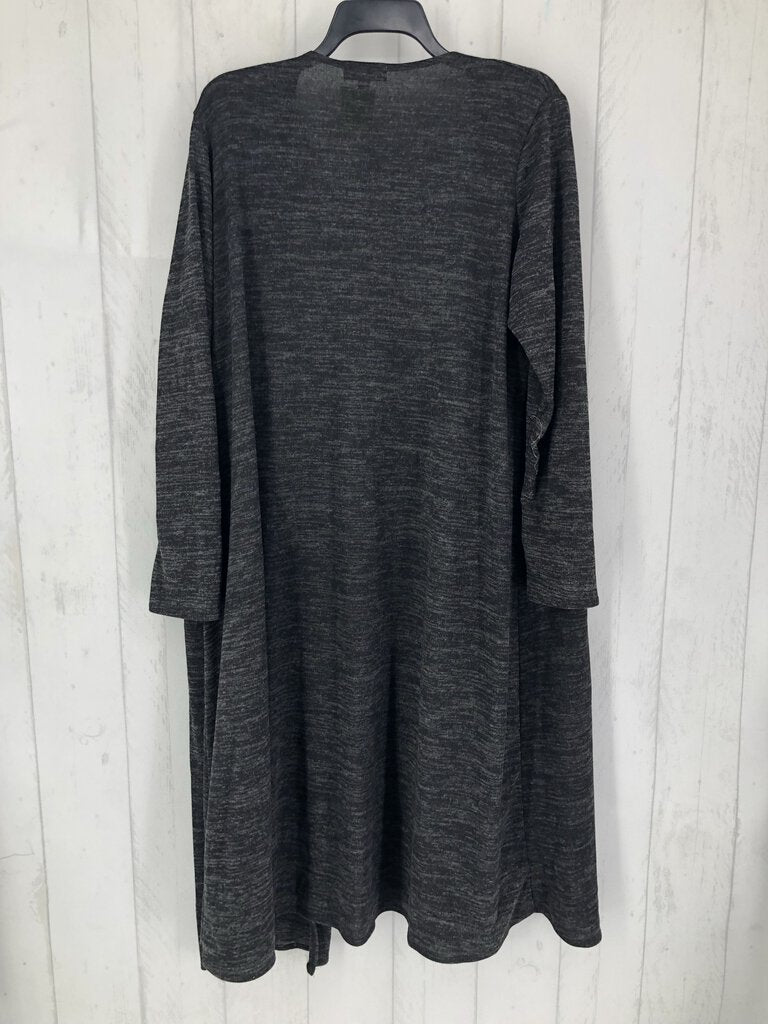 L Marled long duster l/s