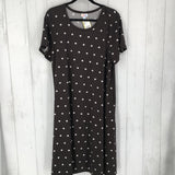 2XL Polka dot dress s/s