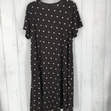 2XL Polka dot dress s/s