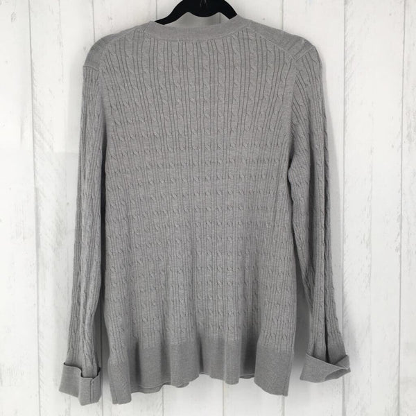 XXXL Textured l/s pullover