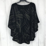 S/M Velvet blingy batwing slv top