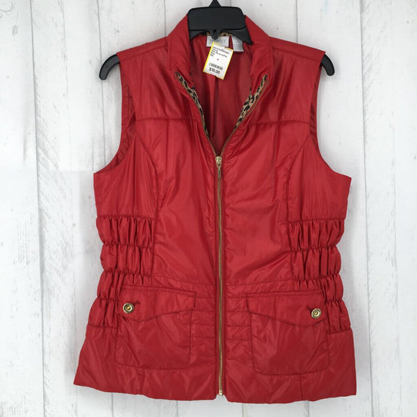 1(M) Zip-up puffer vest