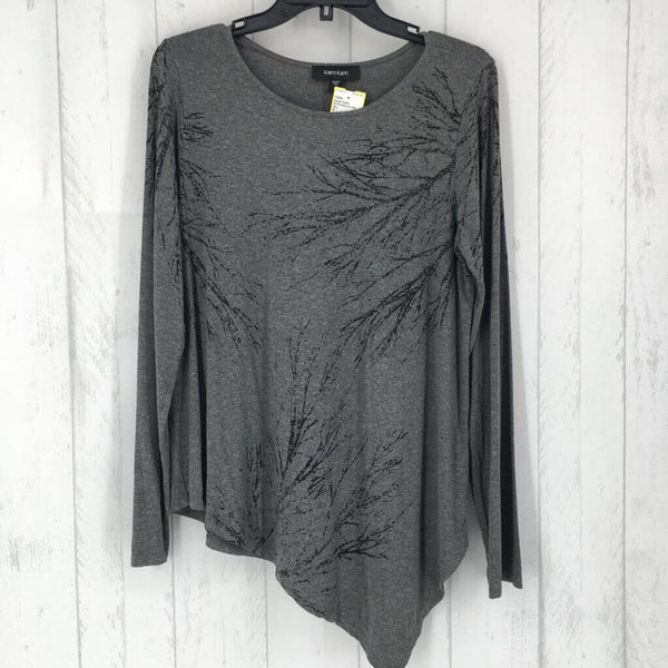 M Printed l/s top