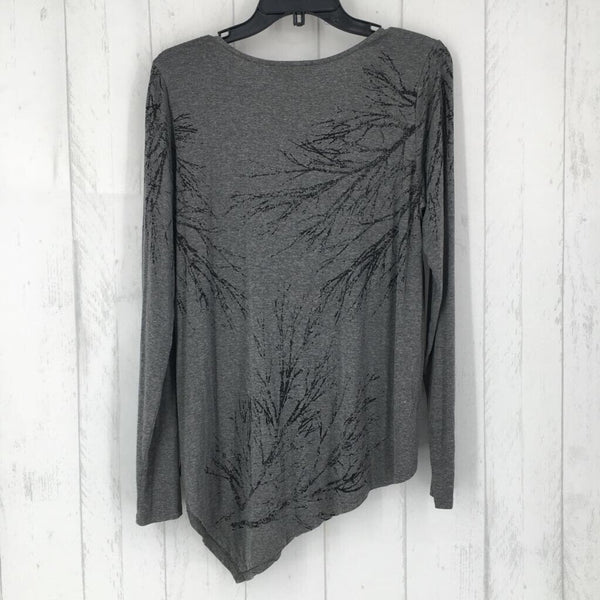 M Printed l/s top