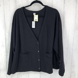 2X V-neck cardigan l/s