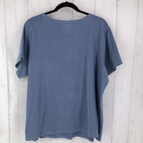 2X V-neck s/s top