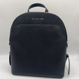 leather backpack w/ slip pocket