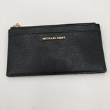 pebbled card holder wallet