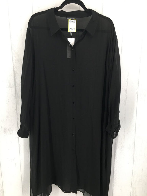 R298 3x l/s sheer button shirt