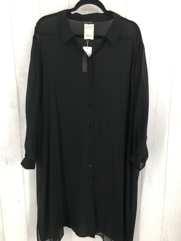 R298 3x l/s sheer button shirt