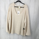 R598 3x l/s v-neck sweater