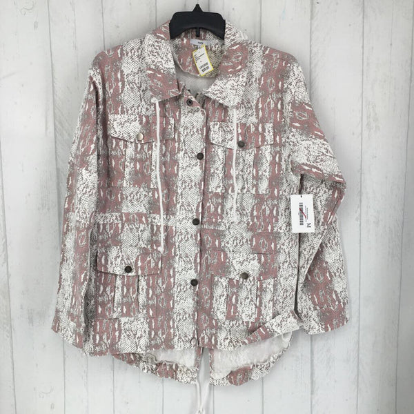 R49 M Snakeskin print jacket