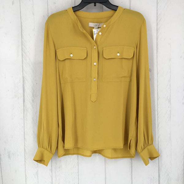 R54 S 1/2 button down l/s blouse