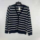 XL Striped button down cardigan l/s