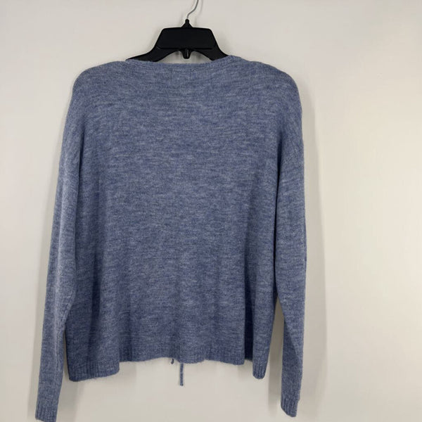 M Tie up front l/s sweater