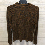 XL Animal print t-neck l/s tee