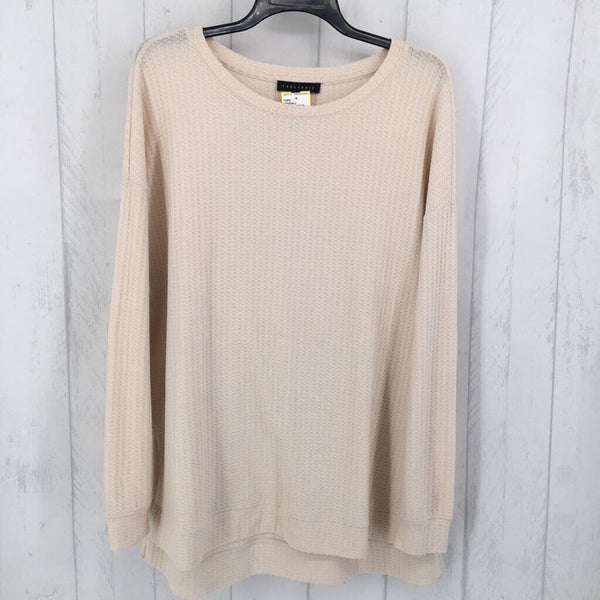 M Waffle knit l/s pullover