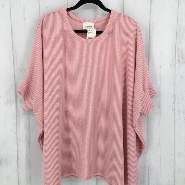 1X Textured dolman slv tunic