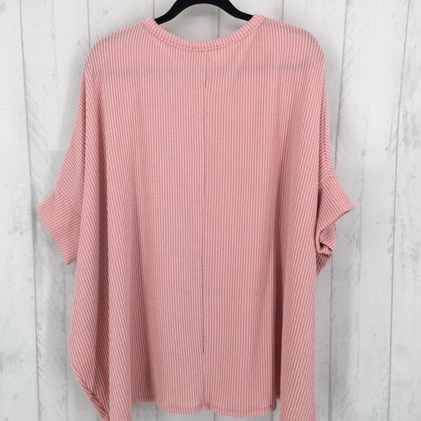 1X Textured dolman slv tunic