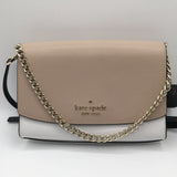 Leather convertible crossbody bag