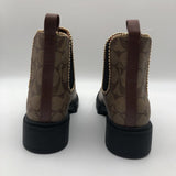 Signature embelished boots