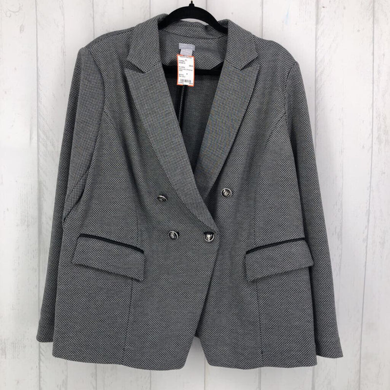 3(XL) Patterned blazer