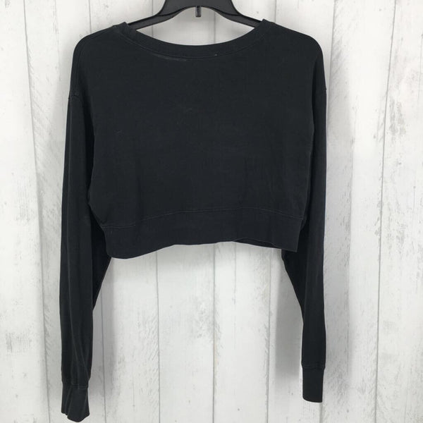 M Crop l/s crewneck sweatshirt