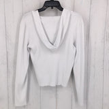 M Hooded v-neck sweater