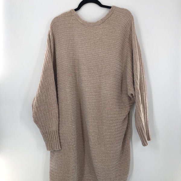 3X Textured open cardigan