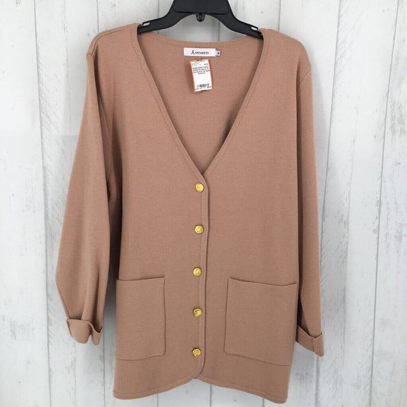 XL Gold button cardigan