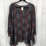 2X Printed l/s tunic