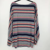 3x dolman slv stripe top