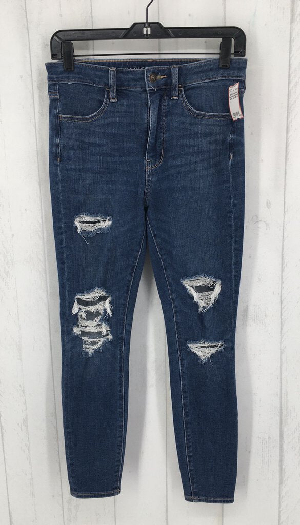 4s Distressed skinny jean