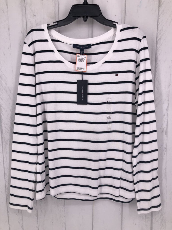 R34 XXL Striped l/s tee