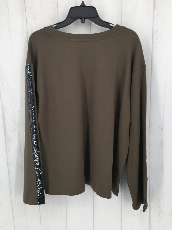 L Sequen embelished l/s top