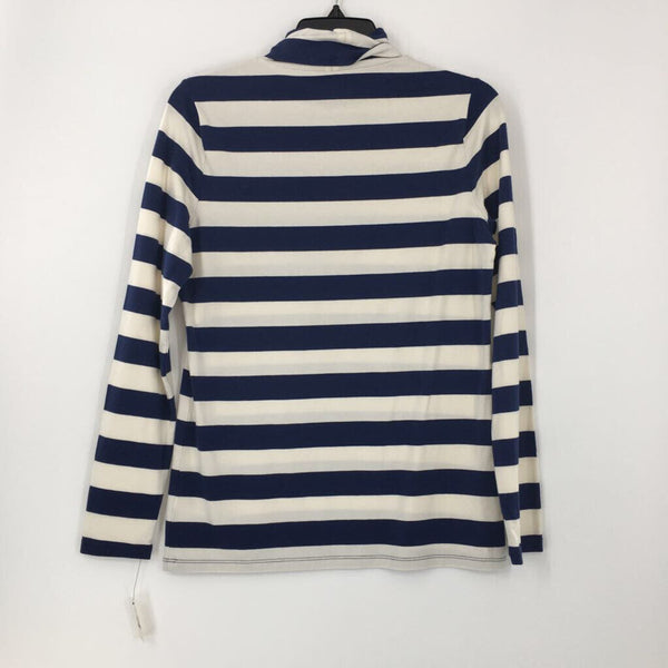 S Striped t-neck l/s top