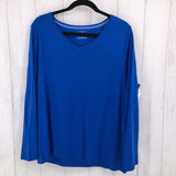 2x l/s v-neck top