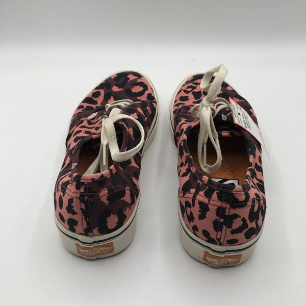 7 Pink leopard lace up sneaker