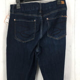 12 Hi-rise skinny jean(dark-wash)