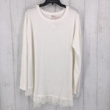 XL Lace bottom l/s tunic