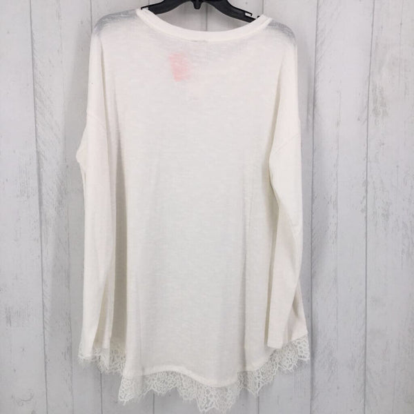 XL Lace bottom l/s tunic