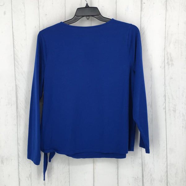 L Grommet side tie l/s top