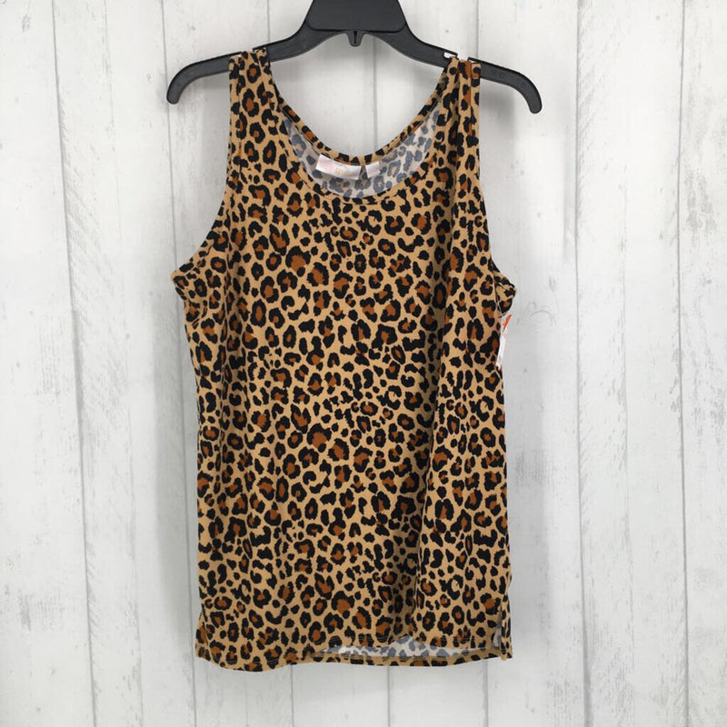 L Animal print tank