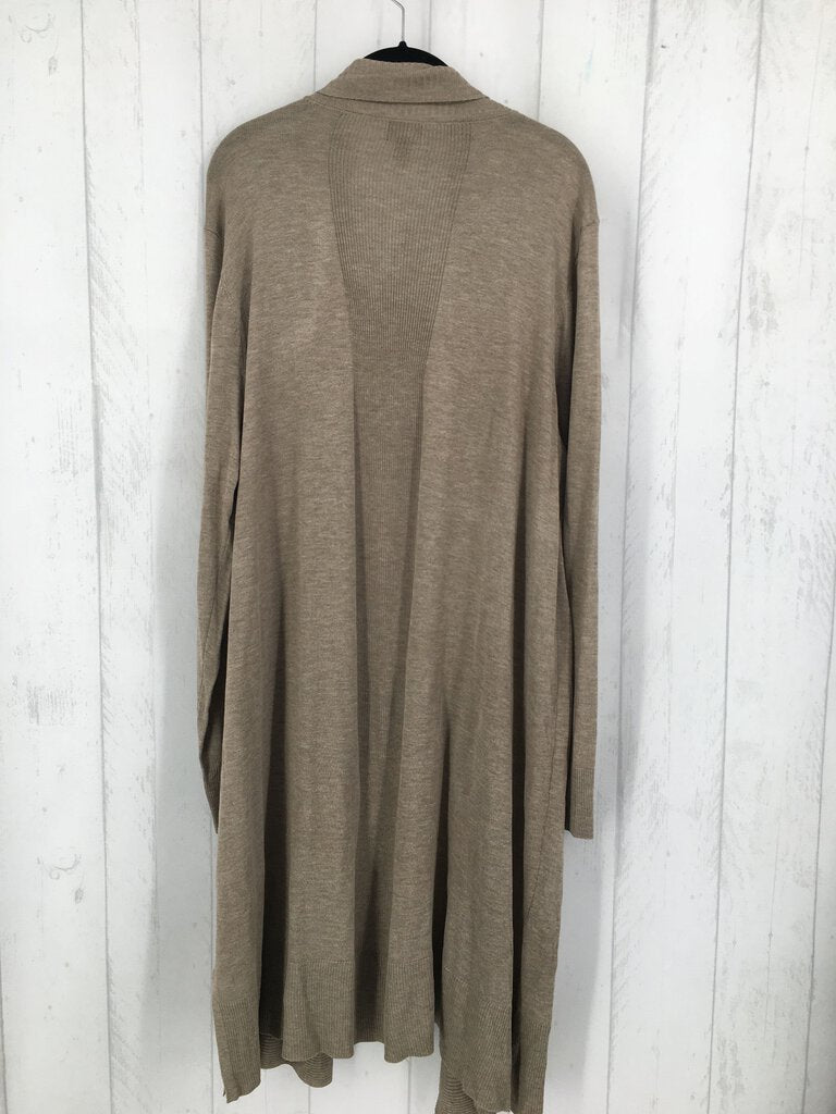 R48 3X Long open cardigan