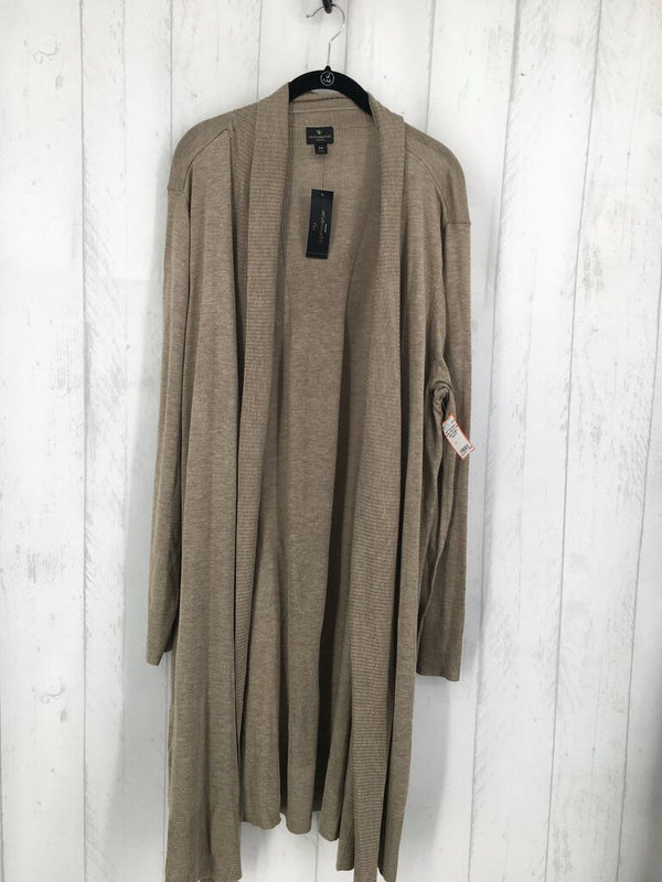 R48 3X Long open cardigan