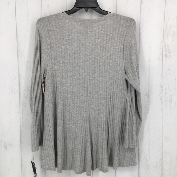 R40 OX Ribbed v-neck l/s top