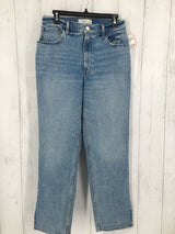 10/30 slit ankle light wash denim