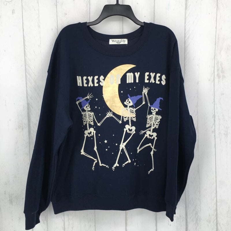 XXL Halloween graphic sweatshirt