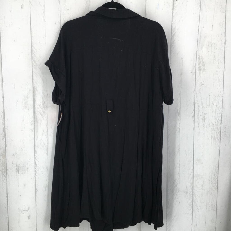 1X Dress with gold buttons s/s